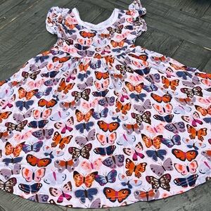 Little sleepies butterfly dress size 5